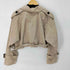ザラ ZARA カットオフオフショートトレンチ レディース import:M