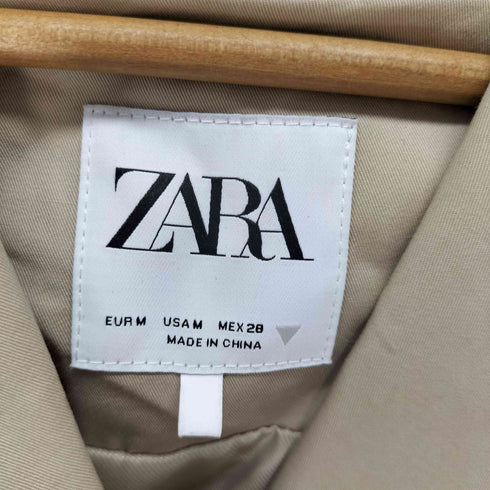 ザラ ZARA カットオフオフショートトレンチ レディース import:M