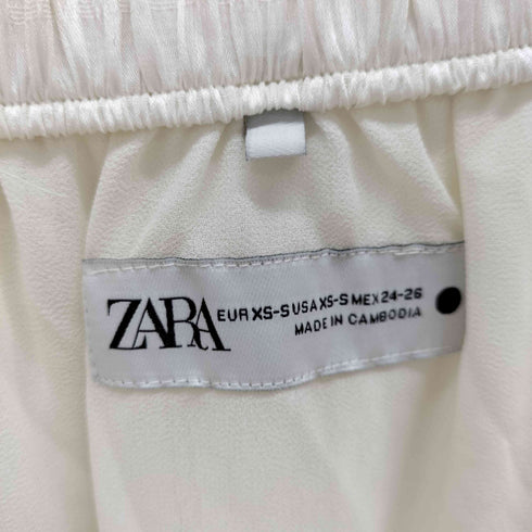 ザラ ZARA シアーマキシフレアワンピース レディース XS-S
