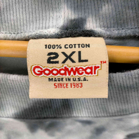 グッドウェア Goodwear USA製 タイダイクルーネックポケットTシャツ メンズ 2XL
