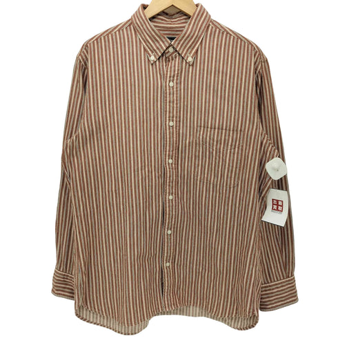 ニューヨーカー NEWYORKER ボタンダウン ストライプ シャツ メンズ EX LARGE