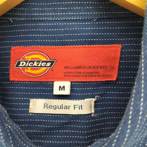 ディッキーズ Dickies Regular Fit Workwear 刺繍 ピン ストライプ ワーク シャツ メンズ import:M