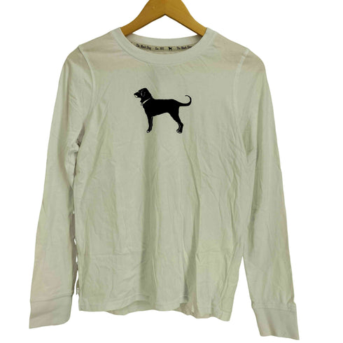 THE BLACK DOG ドックプリント 長袖 Tシャツ ロンT メンズ import:XS