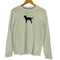 THE BLACK DOG ドックプリント 長袖 Tシャツ ロンT メンズ import:XS