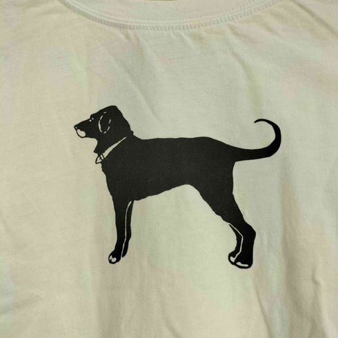 THE BLACK DOG ドックプリント 長袖 Tシャツ ロンT メンズ import:XS