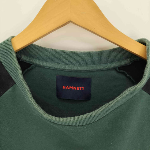 ハムネット HAMNETT スリーブ 切替 ストレッチ Tシャツ メンズ import:M