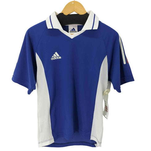 アディダス adidas 00s パフォーマンスロゴプリントゲームシャツ メンズ import:S