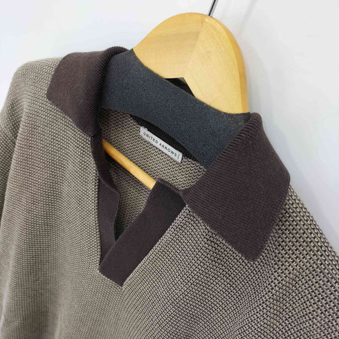 ユナイテッドアローズ UNITED ARROWS コットン/アクリル ボーダー スキッパー Skipper メンズ JPN:L