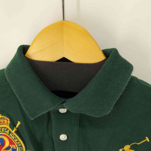 ポロバイラルフローレン Polo by RALPH LAUREN 90S S/S ビックポニー刺繍ポロシャツ 10-12サイズ レディース import:M