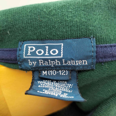 ポロバイラルフローレン Polo by RALPH LAUREN 90S S/S ビックポニー刺繍ポロシャツ 10-12サイズ レディース import:M