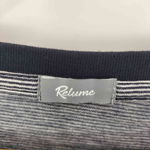 ジャーナルスタンダードレリューム JOURNAL STANDARD relume ボーダーロングスリーブTEE メンズ JPN:L