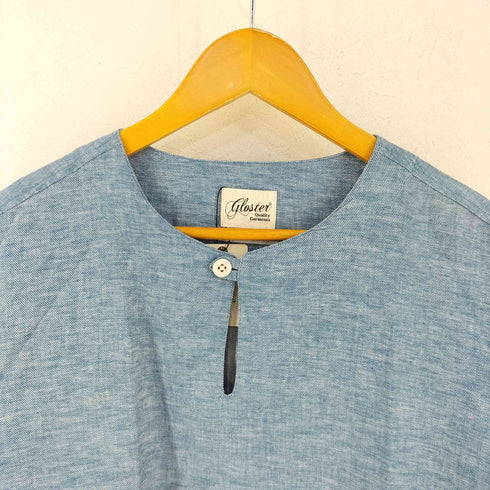 フレディアンドグロスター FREDY&GLOSTER 綿麻シャンブレー スキッパーシャツ メンズ JPN:L