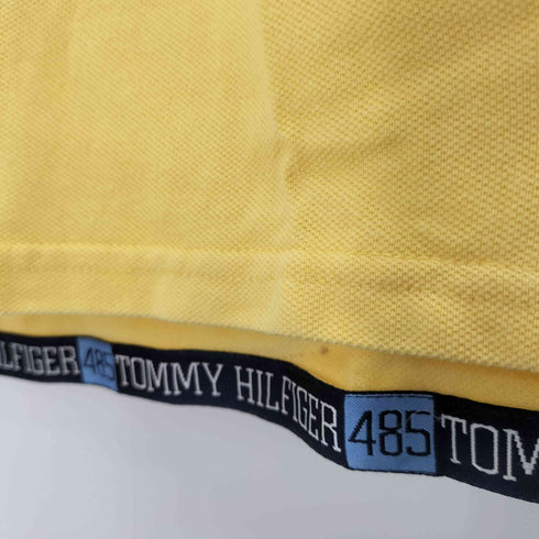 トミーヒルフィガー TOMMY HILFIGER ワンポイントロゴ刺繍L/Sポロシャツ レディース import:XL