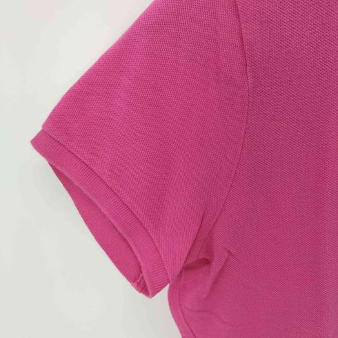 ラルフローレン RALPH LAUREN THE SKINNY POLO スモールポニー刺繍S/Sポロシャツ レディース import:XL
