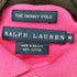 ラルフローレン RALPH LAUREN THE SKINNY POLO スモールポニー刺繍S/Sポロシャツ レディース import:XL