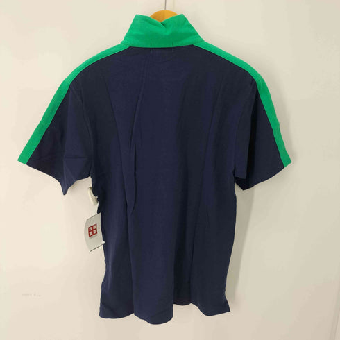 ポロバイラルフローレン Polo by RALPH LAUREN 90S S/S スモールポニー刺繍ハーフジップTシャツ メンズ import:L