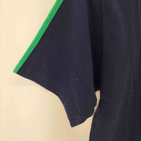 ポロバイラルフローレン Polo by RALPH LAUREN 90S S/S スモールポニー刺繍ハーフジップTシャツ メンズ import:L