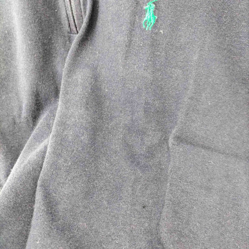 ポロバイラルフローレン Polo by RALPH LAUREN 90S S/S スモールポニー刺繍ハーフジップTシャツ メンズ import:L