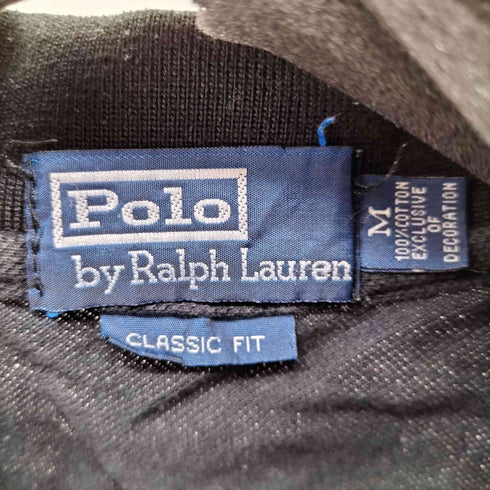 ポロバイラルフローレン Polo by RALPH LAUREN 90S CLASSIC FIT ビッグポニー刺繍 ナンバリングS/Sポロシャツ BLACK WATCH メンズ import:M