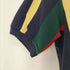 ポロバイラルフローレン Polo by RALPH LAUREN USA製 90S S/S スモールポニー刺繍マルチカラーポロシャツ メンズ import:XL
