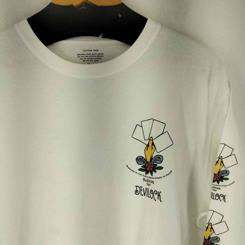 デビロック DEVILOCK 両面プリント L/S Tシャツ メンズ JPN:XL