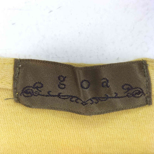 ゴア goa 両面プリントダメージ加工 S/S Tシャツ レディース