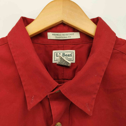 エルエルビーン L.L.Bean WRINKLE RESISTANT TRADITIONAL FIT SHIRT コットン ボタンダウンシャツ メンズ import:XXL