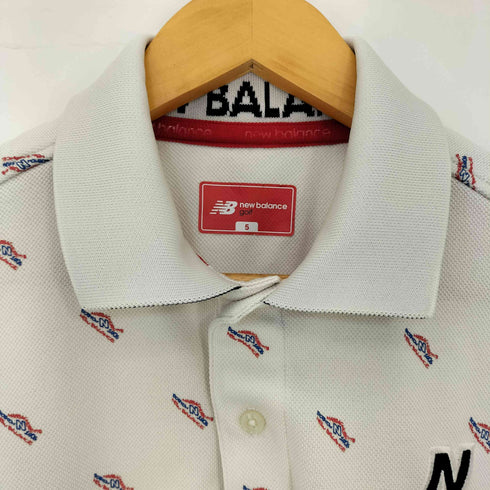 ニューバランス NEW BALANCE 総柄 ポロシャツ メンズ 5