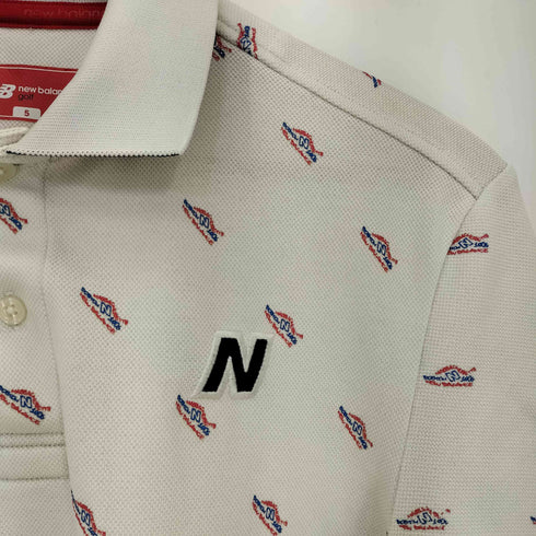 ニューバランス NEW BALANCE 総柄 ポロシャツ メンズ 5