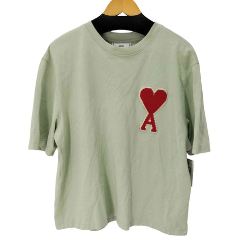 アミアレクサンドルマテュッシ AMI ALEXANDRE MATTIUSSI S/S ビックワッペンクルーネックTシャツ メンズ