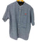 ヒューマンメイド HUMAN MADE STRIPE STAND COLLAR S/S SHIRT メンズ import:XL