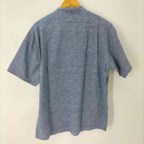 ヒューマンメイド HUMAN MADE STRIPE STAND COLLAR S/S SHIRT メンズ import:XL