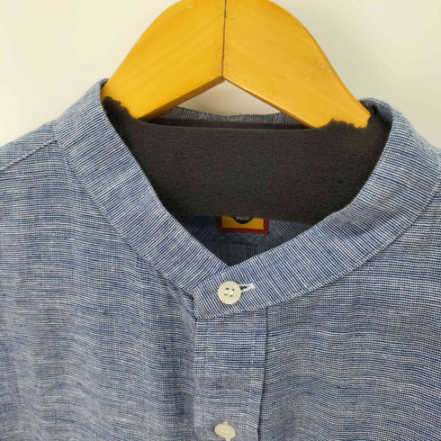 ヒューマンメイド HUMAN MADE STRIPE STAND COLLAR S/S SHIRT メンズ import:XL