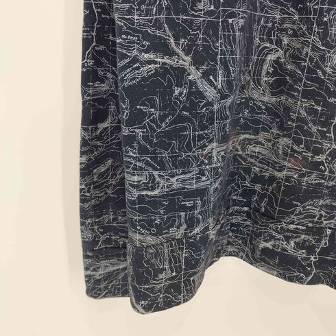 フランクリンマーシャル FRANKLIN&MARSHALL 地図 総柄 L/S プルオーバースウェット メンズ import:M