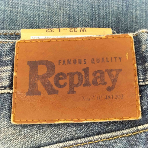 リプレイ REPLAY リペア 加工デニムパンツ メンズ 32×32