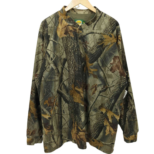 カベラス Cabela's 90S リアルツリーカモ ハンドカラー プルオーバー オーバーサイズシャツ メンズ import:XL