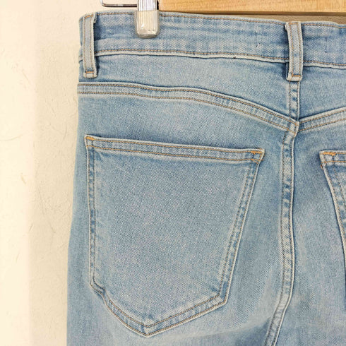 ザラ ZARA カットオフ ストレートデニム メンズ 40