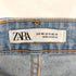 ザラ ZARA カットオフ ストレートデニム メンズ 40