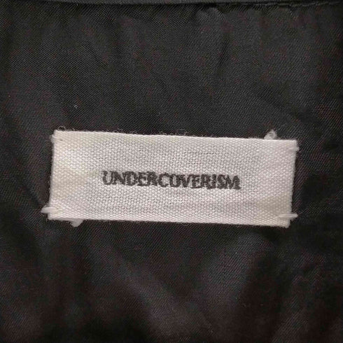 アンダーカバーイズム UNDERCOVERISM ジップポケットデザイン サテンオープンカラーシャツ メンズ