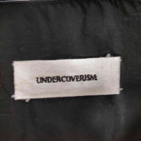 アンダーカバーイズム UNDERCOVERISM ジップポケットデザイン サテンオープンカラーシャツ メンズ