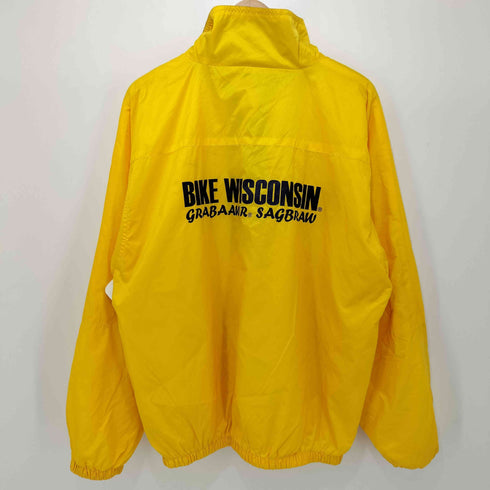 LA LOVING 90-00S 両面プリント アノラック ナイロンジャケット プルオーバー メンズ import:M
