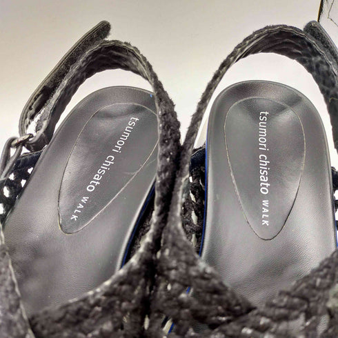 ツモリチサトウォーク tsumori chisato walk 19SS プラットフォームメッシュサンダル レディース L