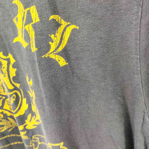 ダブルアールエルラルフローレン RRL RALPH LAUREN S/S ダブルフェイス フロントプリント S/S Tシャツ メンズ import:L
