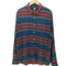 エレメント ELEMENT L/S マルチカラー ボーダー シャツ メンズ import:L