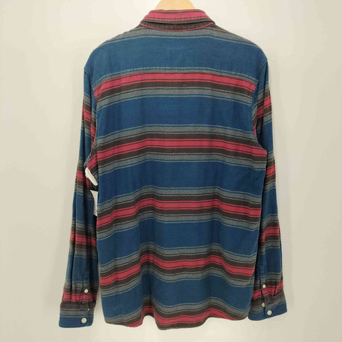 エレメント ELEMENT L/S マルチカラー ボーダー シャツ メンズ import:L