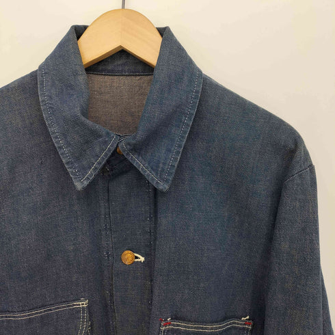 ラングラー Wrangler 70s 襟共地 裏地なし デニムカバーオール メンズ 40