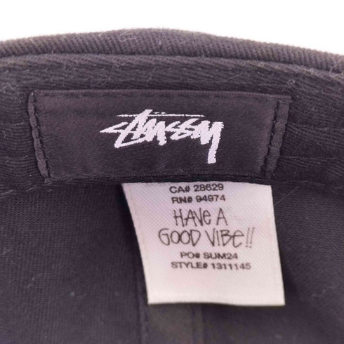 ステューシー Stussy MID-DEPTH BIG STOCK SNAPBACK 6パネル ベースボールキャップ メンズ