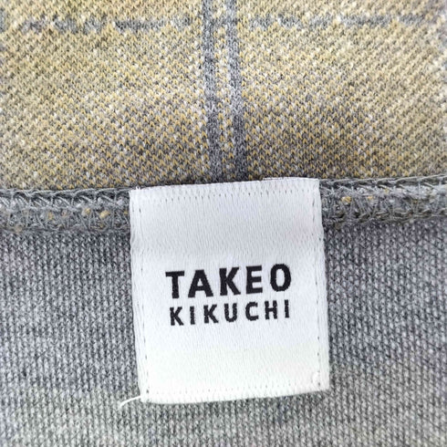 タケオキクチ TAKEO KIKUCHI タータン チェック ダンボール フーディ メンズ JPN:4
