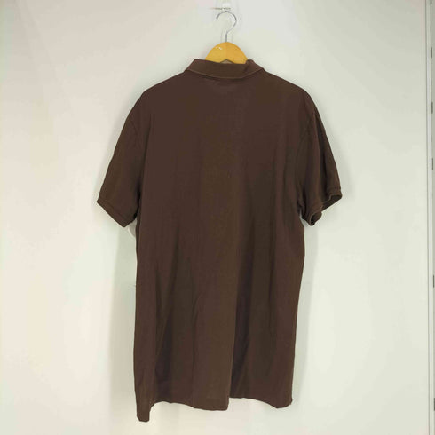 ポロバイラルフローレン Polo by RALPH LAUREN CUSTOM FIT ロゴ刺繍 鹿の子 ポロシャツ メンズ import:XXL