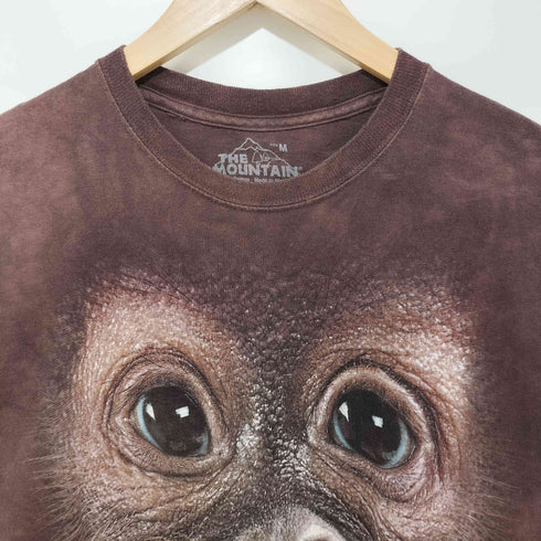 ザマウンテン the mountain アニマルプリント S/S クルーネック Tシャツ メンズ import:M